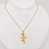 Rose 18k Gold Plated Necklace