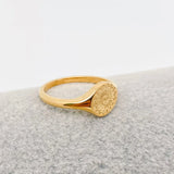 Goddess 18K Gold Plated Ring (Size 7)