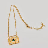 Devil's Eye 18k Gold Plated Necklace