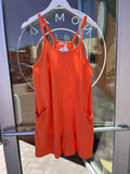 Wave Rib Romper (Tangerine)