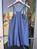 Wave Rib Romper (Blue)