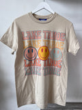 Lake Tahoe Smiley Graphic Tee (Tan)