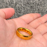 5 Heart 18k Gold Plated Ring